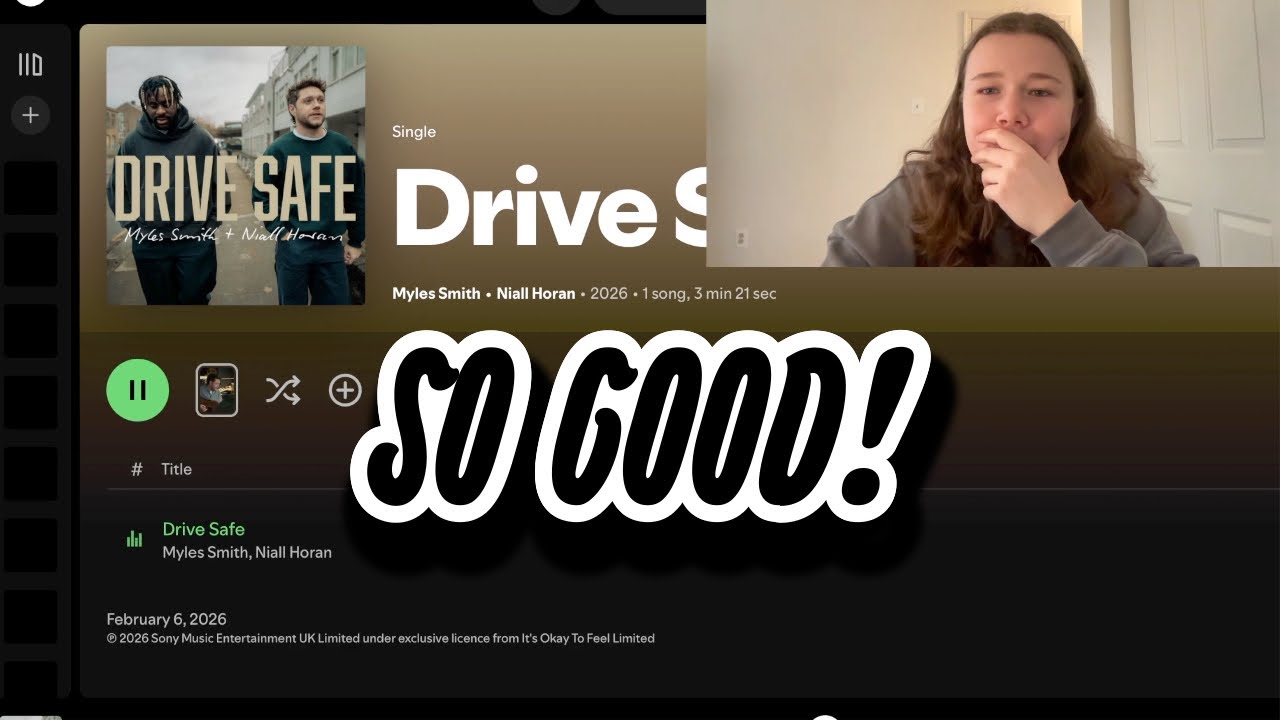 DRIVE SAFE BY MYLES SMITH & NIALL HORAN REACTION