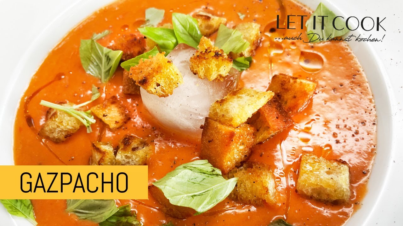 Kalte Gemüsesuppe, Gazpacho