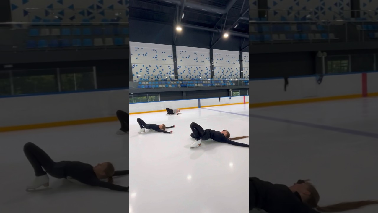в конце тренировки можно и слайдики сделать💜 #фигурноекатание #figureskating #фигуристка #слайд