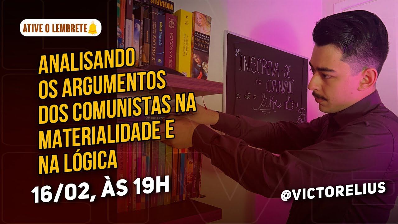 React Analisando os argumentos dos comunistas na Materialidade e na Lógica - Prof. Victor Victorelli