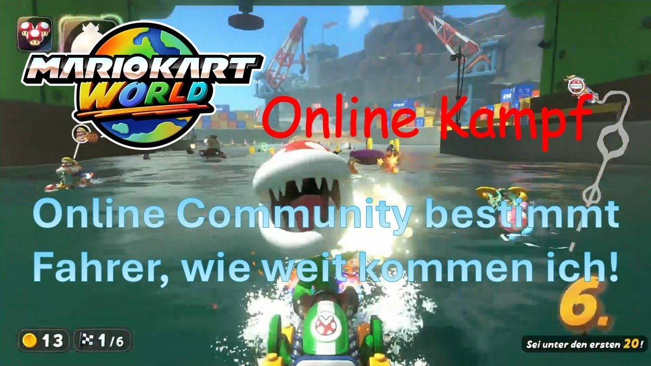 Mario Kart World – Online Community bestimmt den Fahrer, wie weit kommen ich? – Video 306