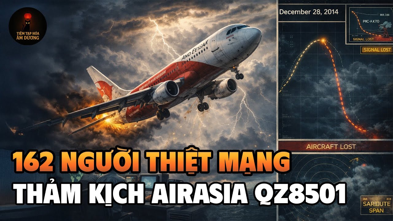162 Người Thiệt Mạng – Thảm Kịch AirAsia QZ8501
