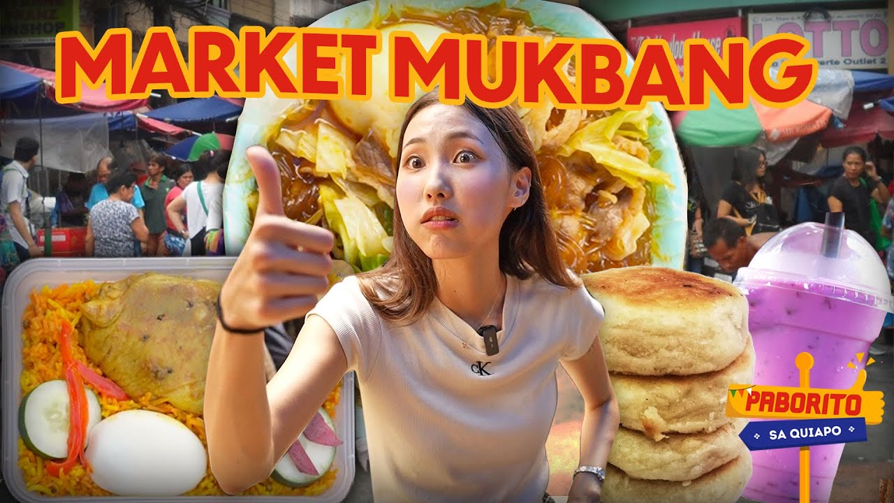 В поисках самой вкусной и удобной еды на филиппинском рынке! | ЛЮБИМОЕ в Киапо