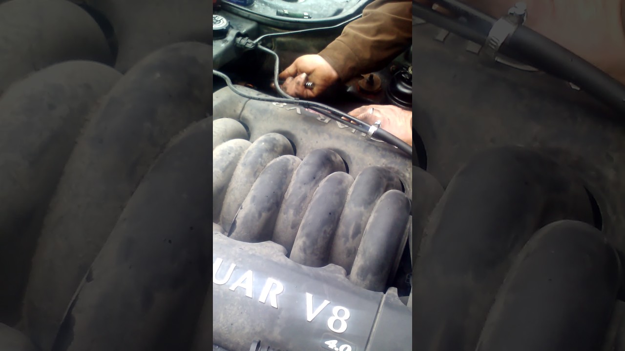 2002 jaguar xj8 v8 spark plug change