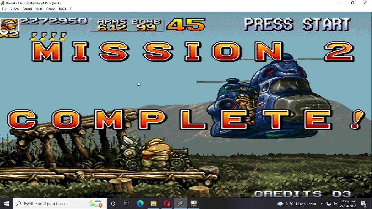 Metal Slug 4 Hack Vehicles, Ammo, Body Type on Winkawaks