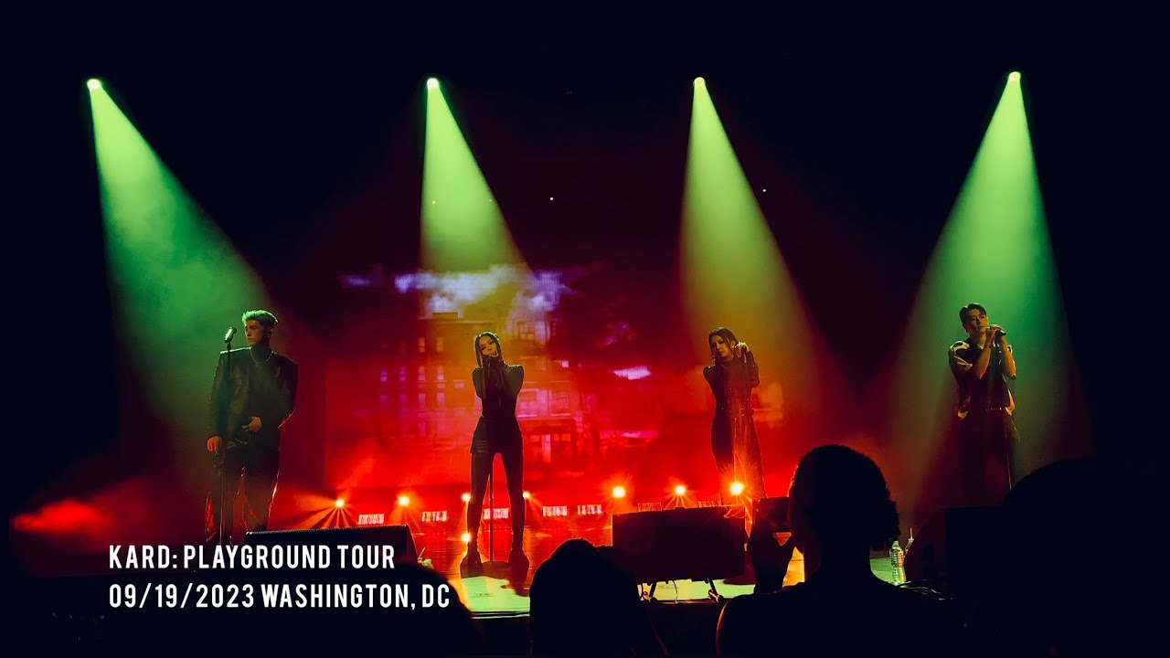 KARD: PLAYGROUND TOUR (full FanCam) 09/19/2023 WASHINGTON, DC