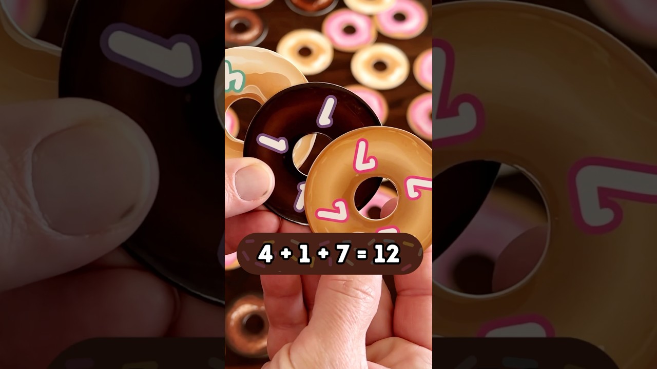 How to play Donuts by the Dozen in under a minute! 🍩🐝  #familygames #mathgames #memorygames