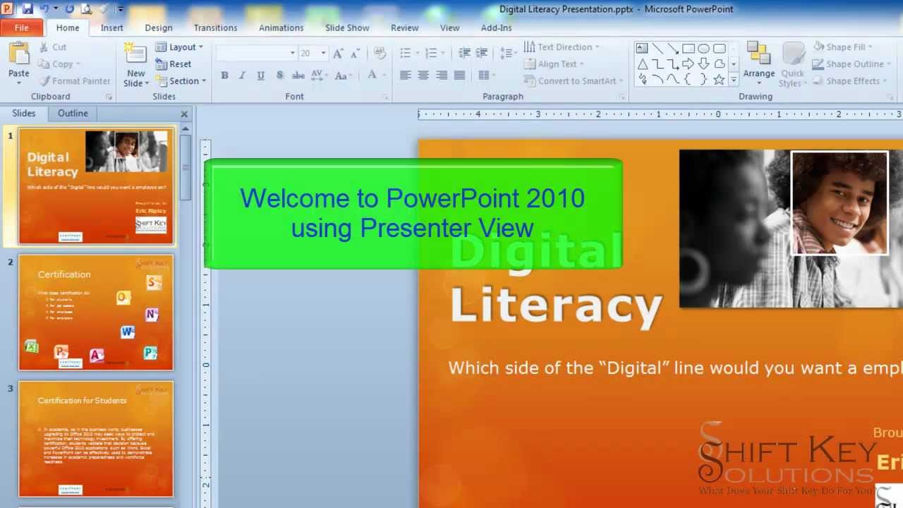 PowerPoint 2010 Presenter View