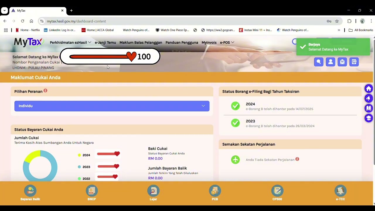 Cara Mendapatkan Sijil E-TCC - LHDN (Business Owner Enterpsie)