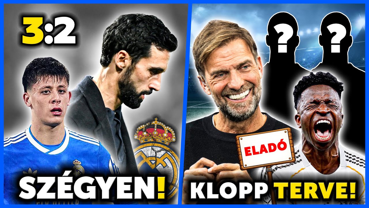 Arbeloa SOKKOL&Oacute; &eacute;s SZ&Eacute;GYENLETES deb&uuml;t&aacute;l&aacute;sa! &Iacute;me, J&uuml;rgen Klopp TERVE a Real Madriddal!