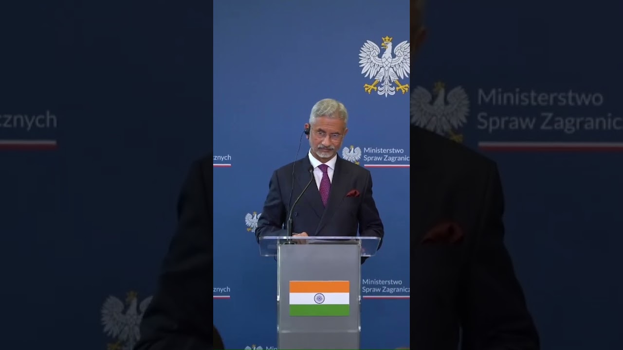 Джайшанкар отвечает на вопросы польских СМИ о роли Индии в прекращении российско-украинской войны