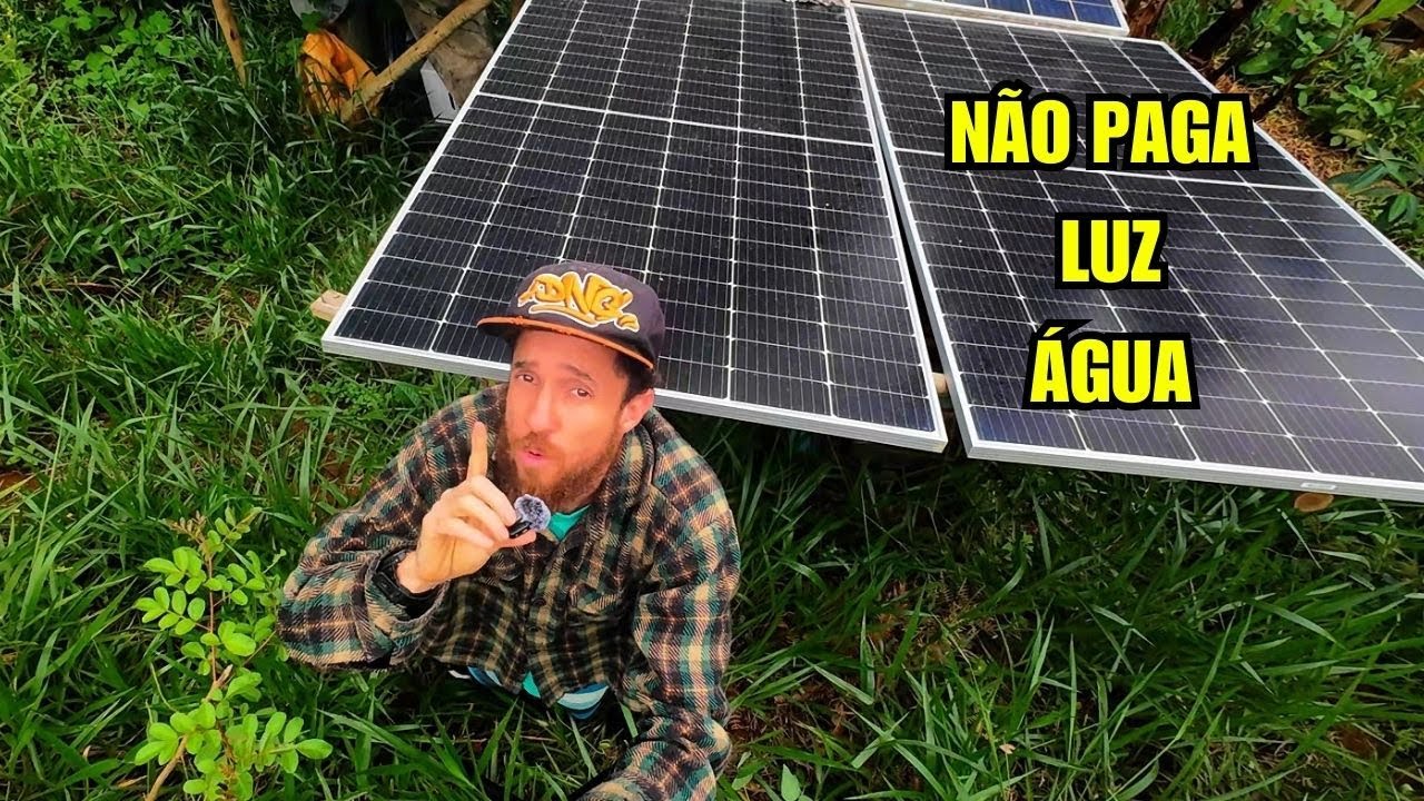 Ele vive ISOLADO nas montanhas produz sua própria ENERGIA água e alimento