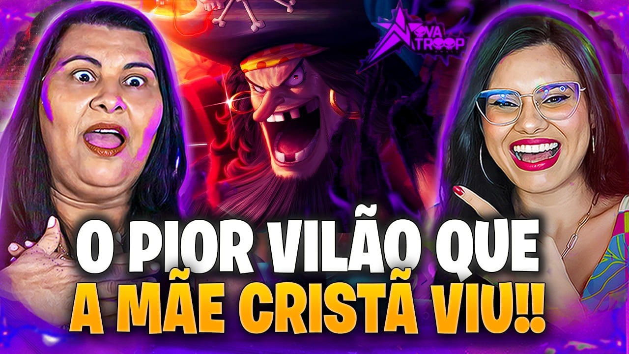MÃE FICOU TENSA! 😱 Pirata Insone | Novatroop | Barba Negra (One Piece)