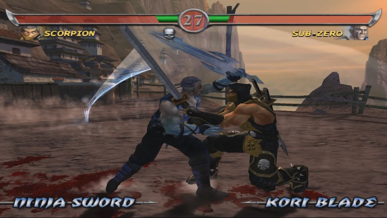 SCORPION vs SUB-ZERO FIGHT - Mortal Kombat Deadly Alliance