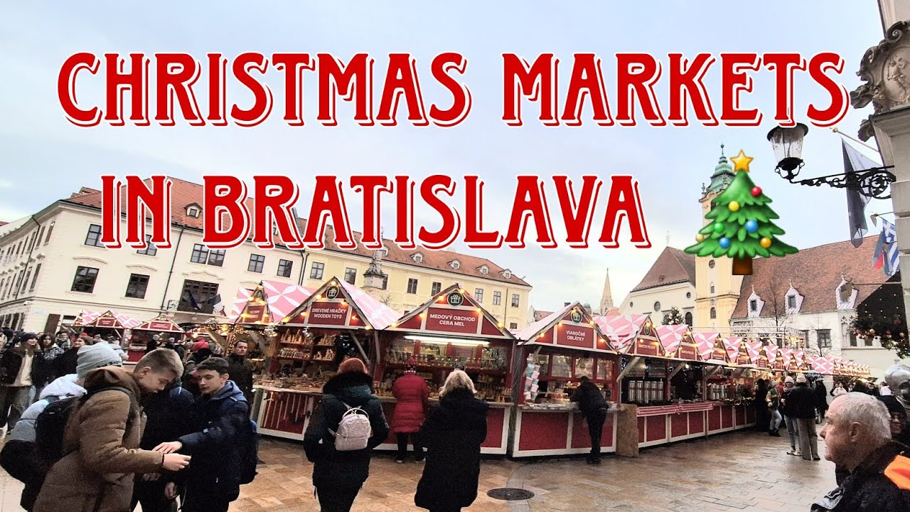🎄Christmas Markets in Bratislava 2023 | Morning Tour | Traditional Food | Vlog#29 #europe #christmas