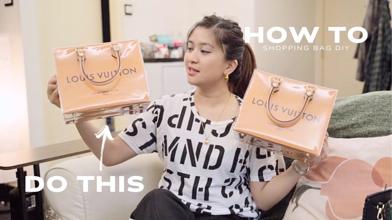 Trying this TikTok trend (DIY a paper bag into a handbag!)
