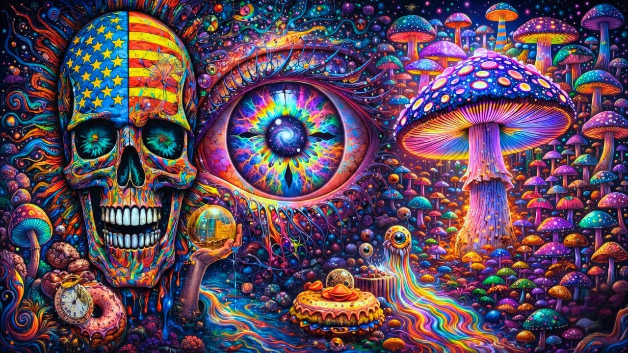 WARNING: Extreme Trippy Visuals 🍄 Psytrance & Dark Psy