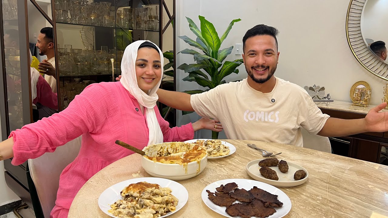 دلعت جوزي عالاخر🥳بكل اللي بيحبه🥘( بيرقص من الفرحة😂 )