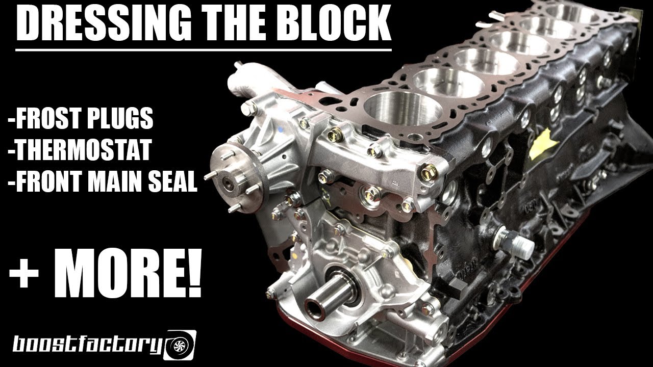 RB26 FULL ENGINE BUILD || Episode 11 - Frost Plugs, Thermostat,  Front Crank Seal, Fittings & More!