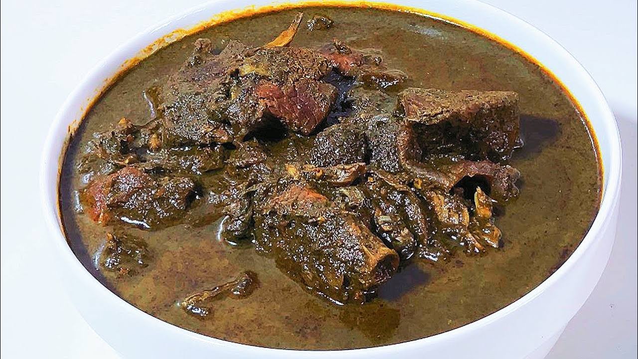 Nigerian Black Soup Recipe | How to Make Edo Black Soup