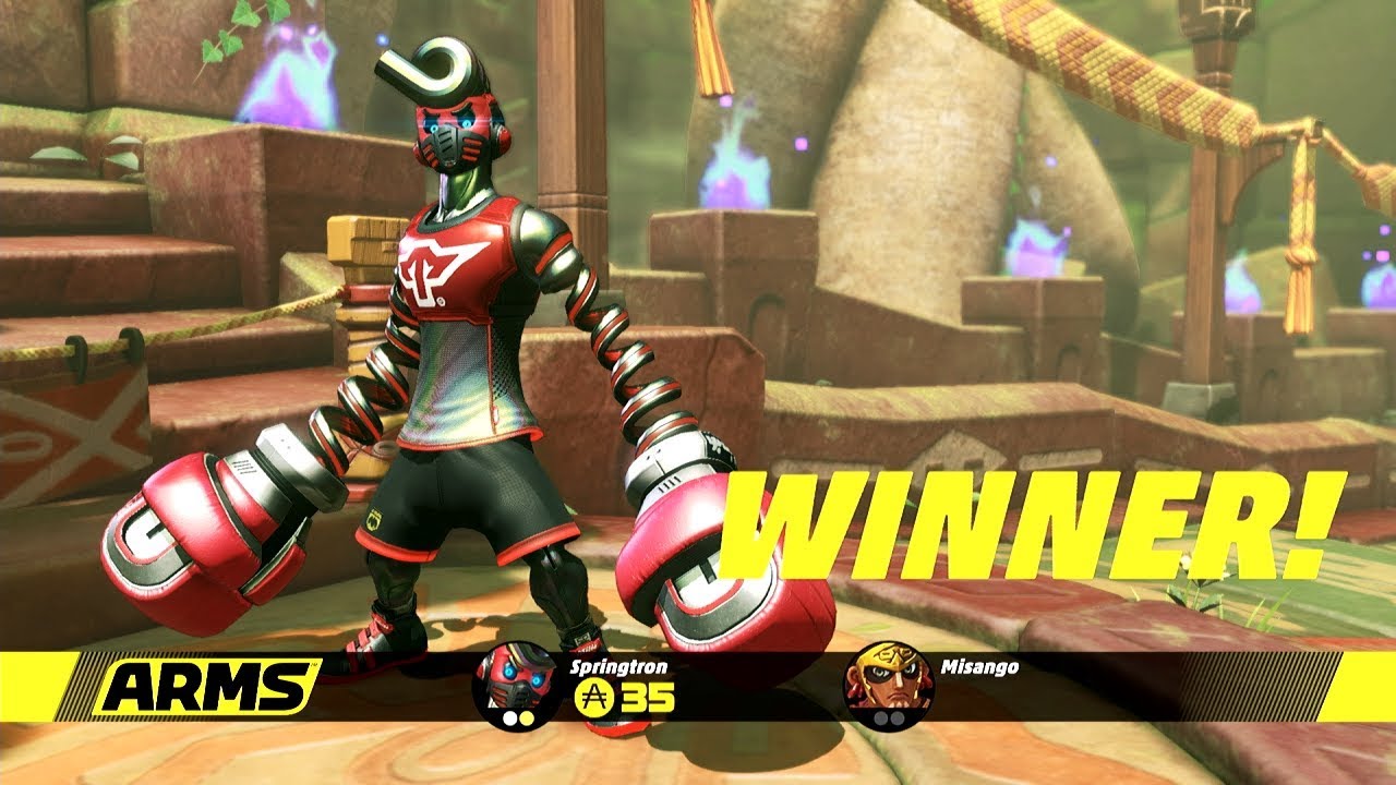 Arms (Nintendo Switch) Grand Prix as Springtron