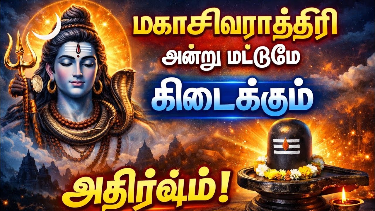 மகாசிவராத்திரி அன்று மட்டுமே கிடைக்கும் அதிர்ஷ்டம் இது வரை எவரும் சொல்லாத இரகசியம்.