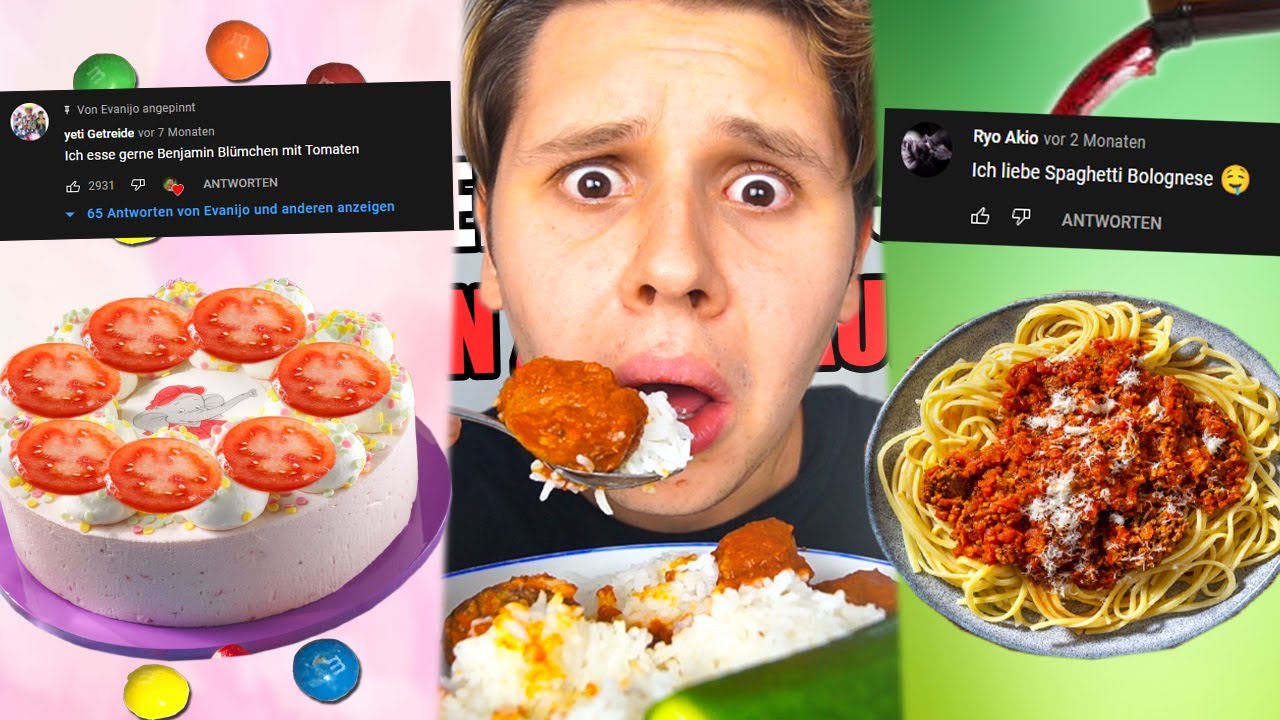 Das LIEBLINGSESSEN von ZUSCHAUERN ESSEN😍🤢(Ihr seid Komisch)