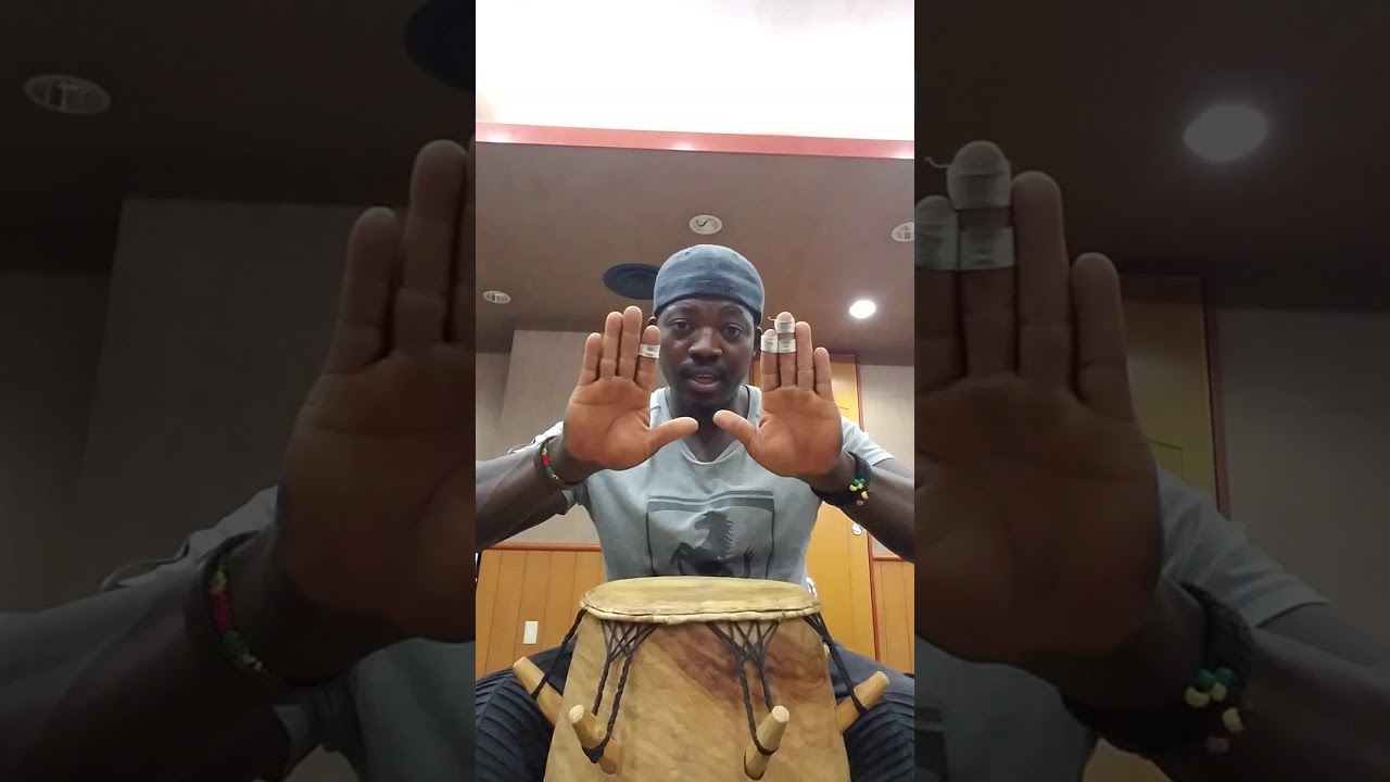 Nii Tete`s kpanlogo drum lesson 1