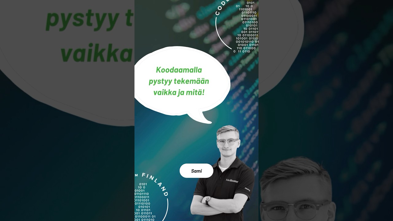 Hyv&auml;&auml; suomalaisen koodin p&auml;iv&auml;&auml;! 🇫🇮 Meid&auml;n softa on 100% kotimainen. T&auml;ss&auml; kaksi tekij&auml;&auml;mme.