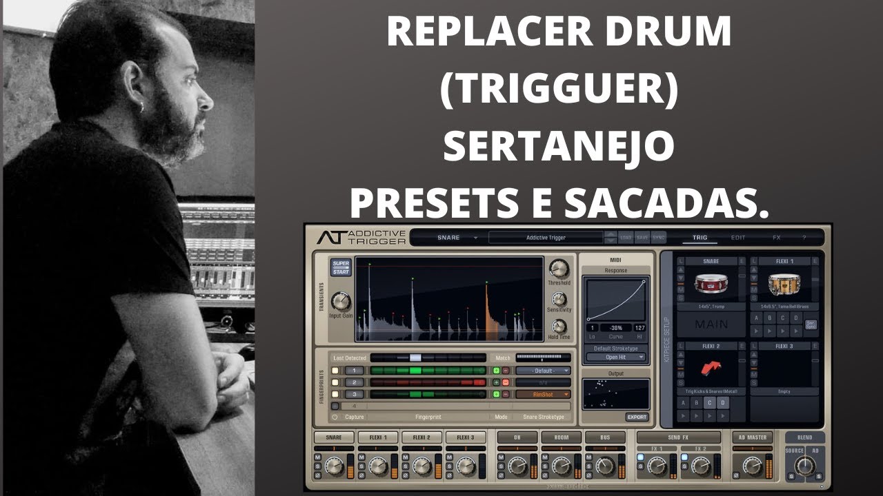 REPLACE DRUM TRIGGUER SERTANEJO CUBASE 12.
