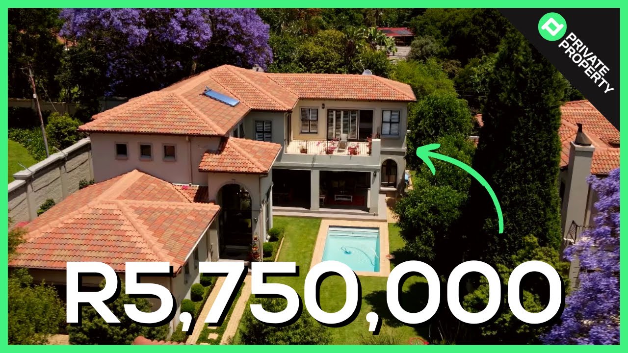 FAMILY LIVING MADE PERFECT IN THIS R5 750 000 BRYANSTON MANSION