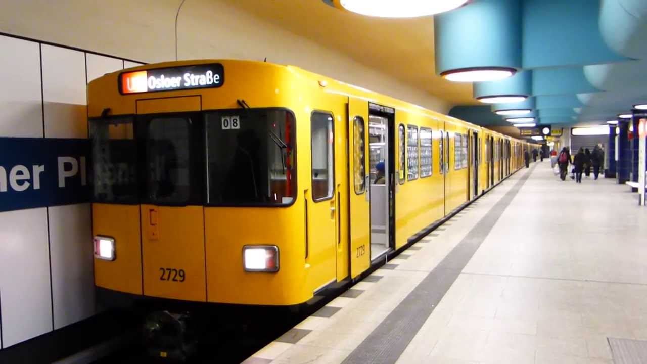 U-Bahn Berlin - Ausfahrt Drehstrom F-Zug auf der U9 [1080p-HD]