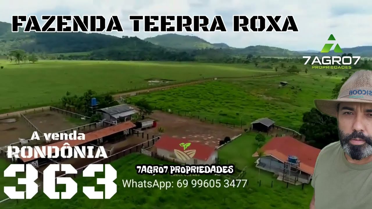 Fazenda luxo a venda de 363 há em Rondônia 