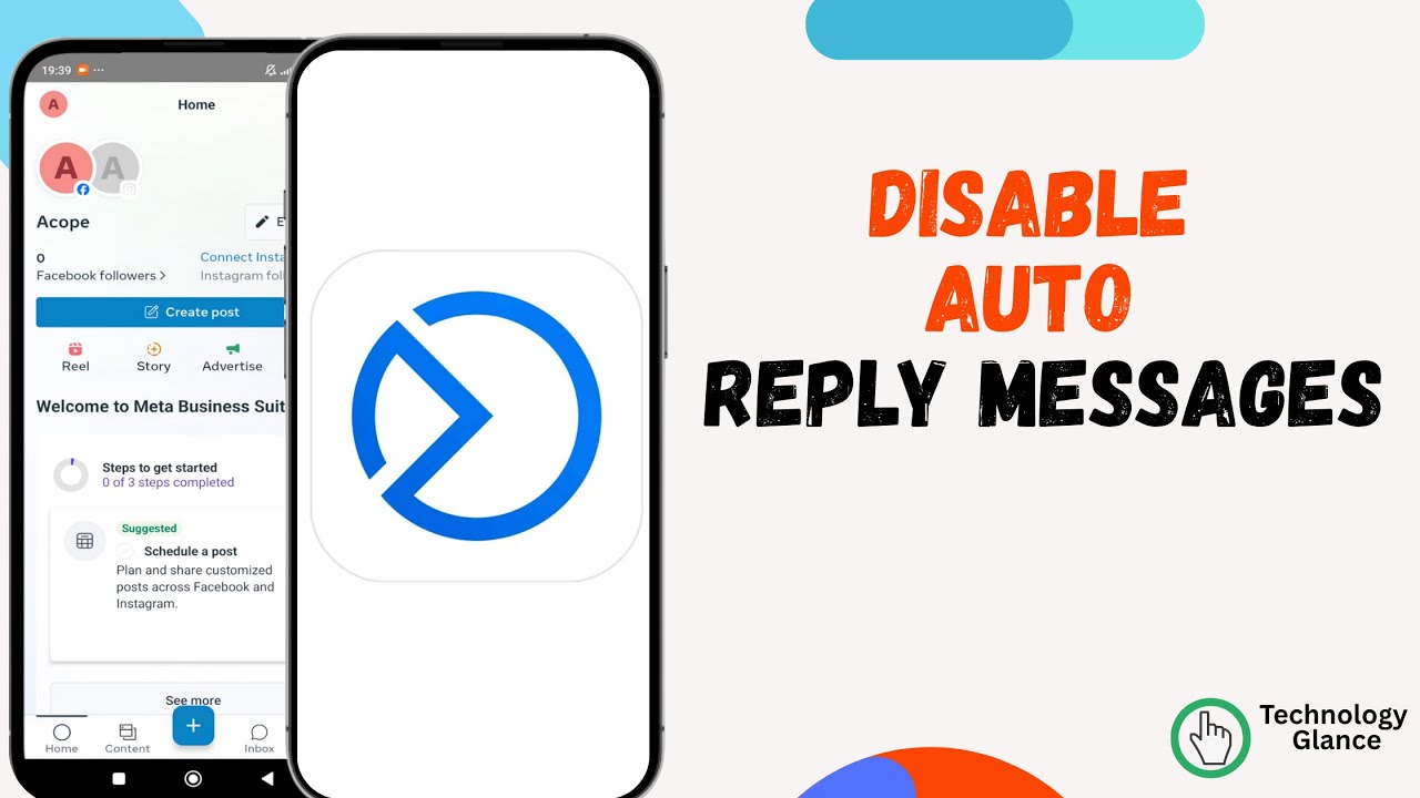 How to Disable Auto Reply Messages on Business Suite? |Technologyglance