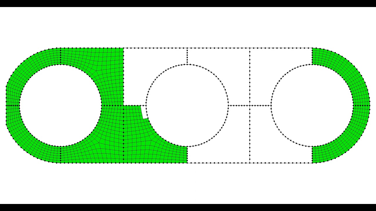 Mesh generation on decomposed geometry