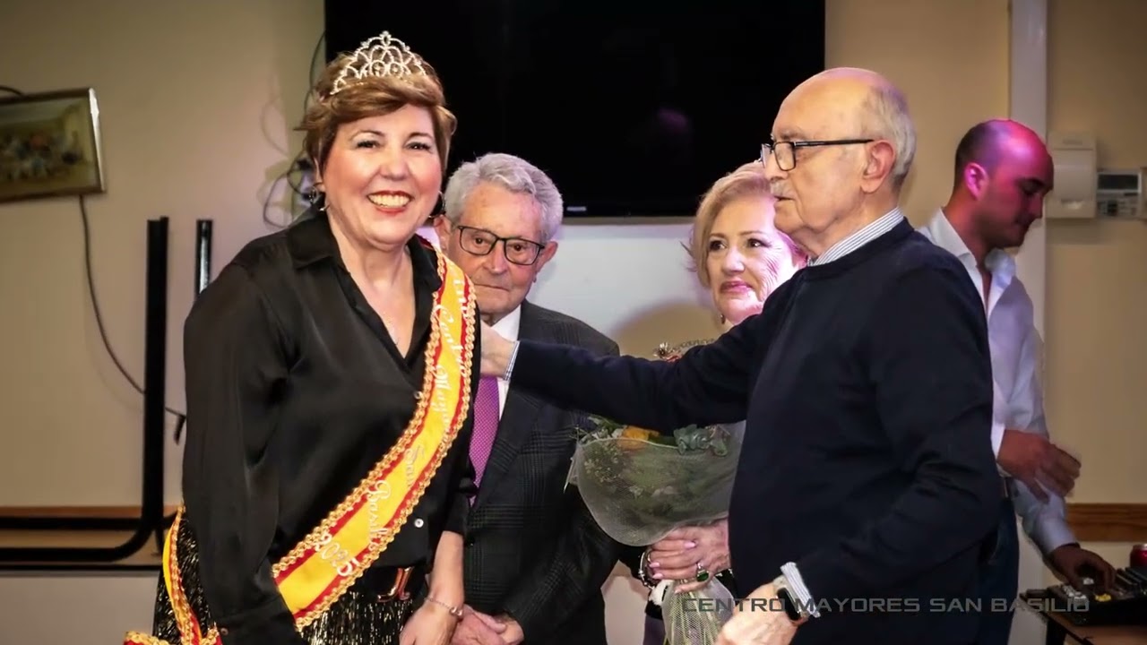 Presentación y coronación de la Reina 2025(Pepa Botía) del Centro de Mayores de San Basilio(Murcia)