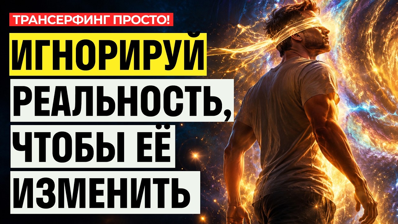 Проблемы исчезнут САМИ! Техника игнорирования [2026] Трансерфинг просто!