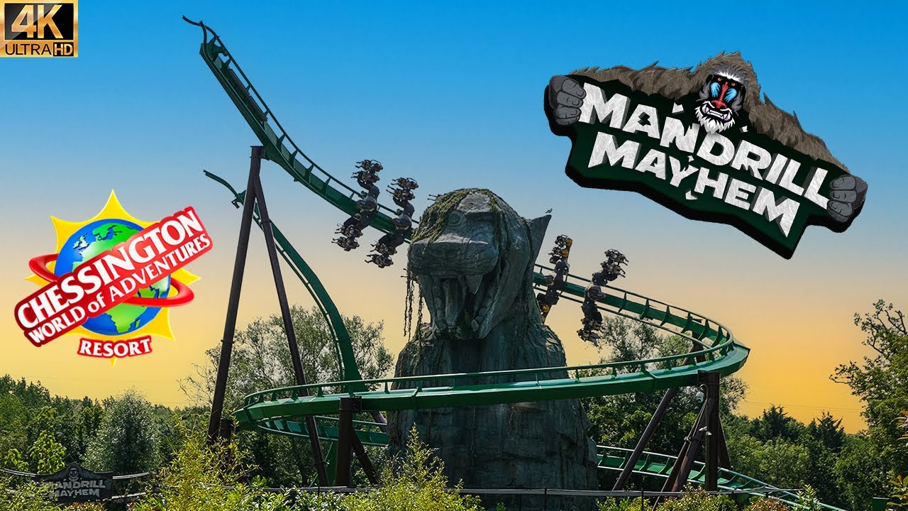 MANDRILL MAYHEM @ Chessington Resort | Off Ride Cinematic | 4K 60