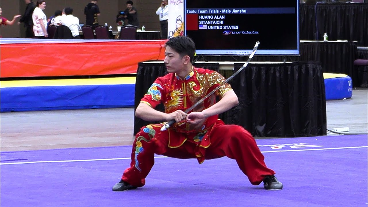 Alan Huang - Male Jianshu - 2nd Place 9.55 - USA ADULT WUSHU TEAM TRIALS 2023