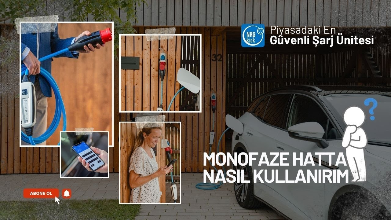 NRGkick Şarj Ünitesini Monofaze Hatta Nasıl Kullanırım? #nrgkick #elektrikliaraç #monofaze #trifaze