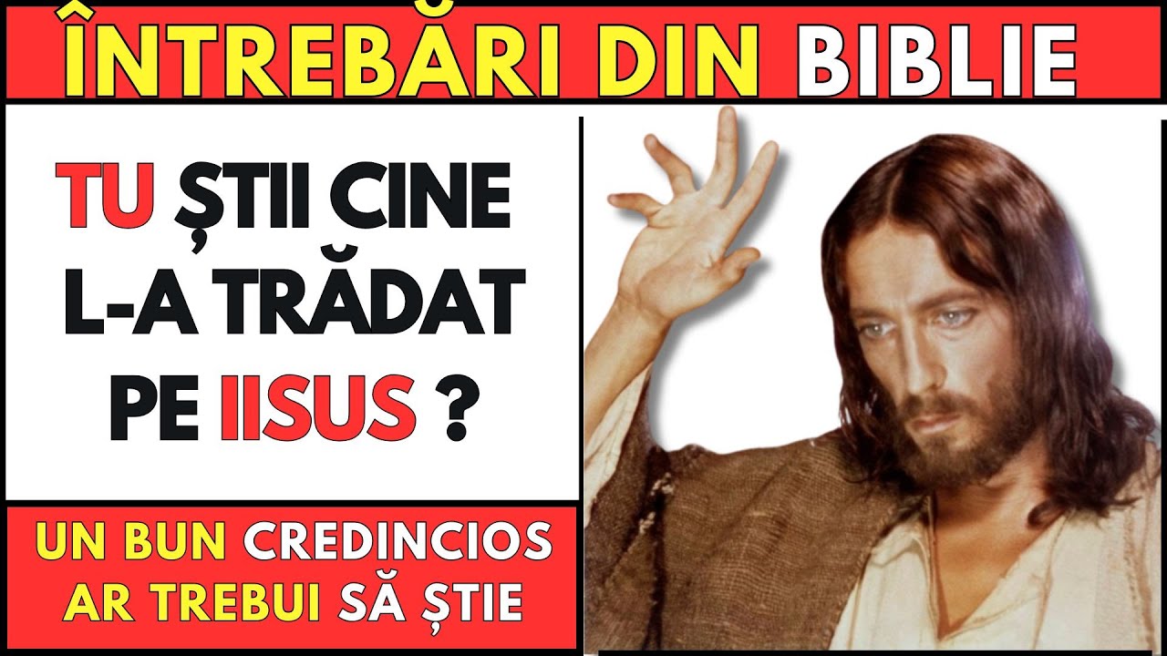 ✝️40 de intrebari  de cultură generală din Biblie !&ndash;🙏 Adevărații creștini răspund corect ! #bibilie
