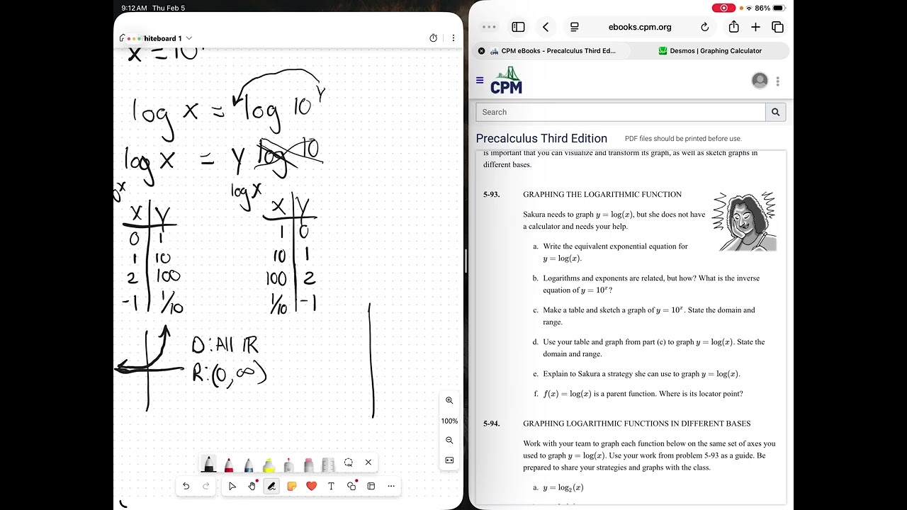 Pre Calculus CPM 5.2.4