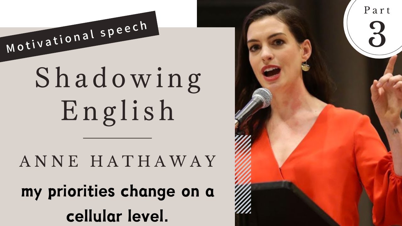 Anne Hathaway pt03 my priorities change on a cellular level.