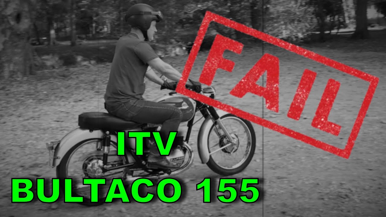 Problemas en la ITV de una  Bultaco 155 restaurada😱👎