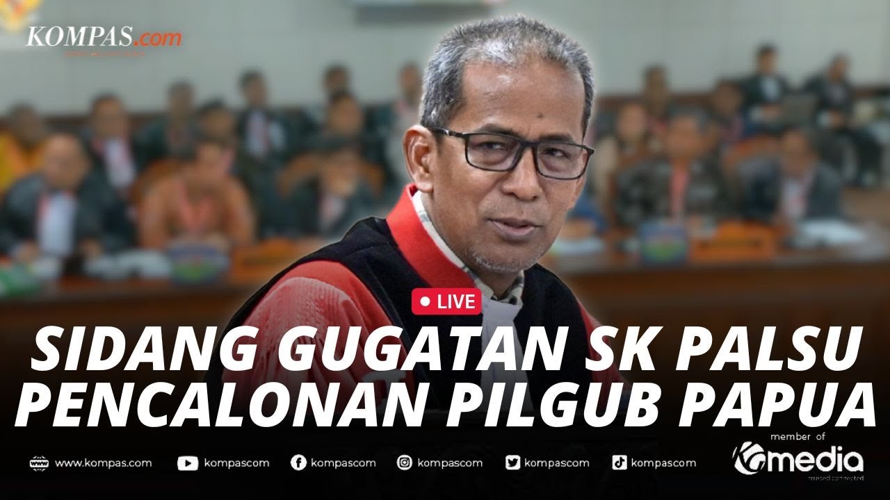 🔴LIVE - MK Gelar Sidang Pemeriksaan Saksi Dugaan SK Palsu Pencalonan Pilgub Papua | Panel 2