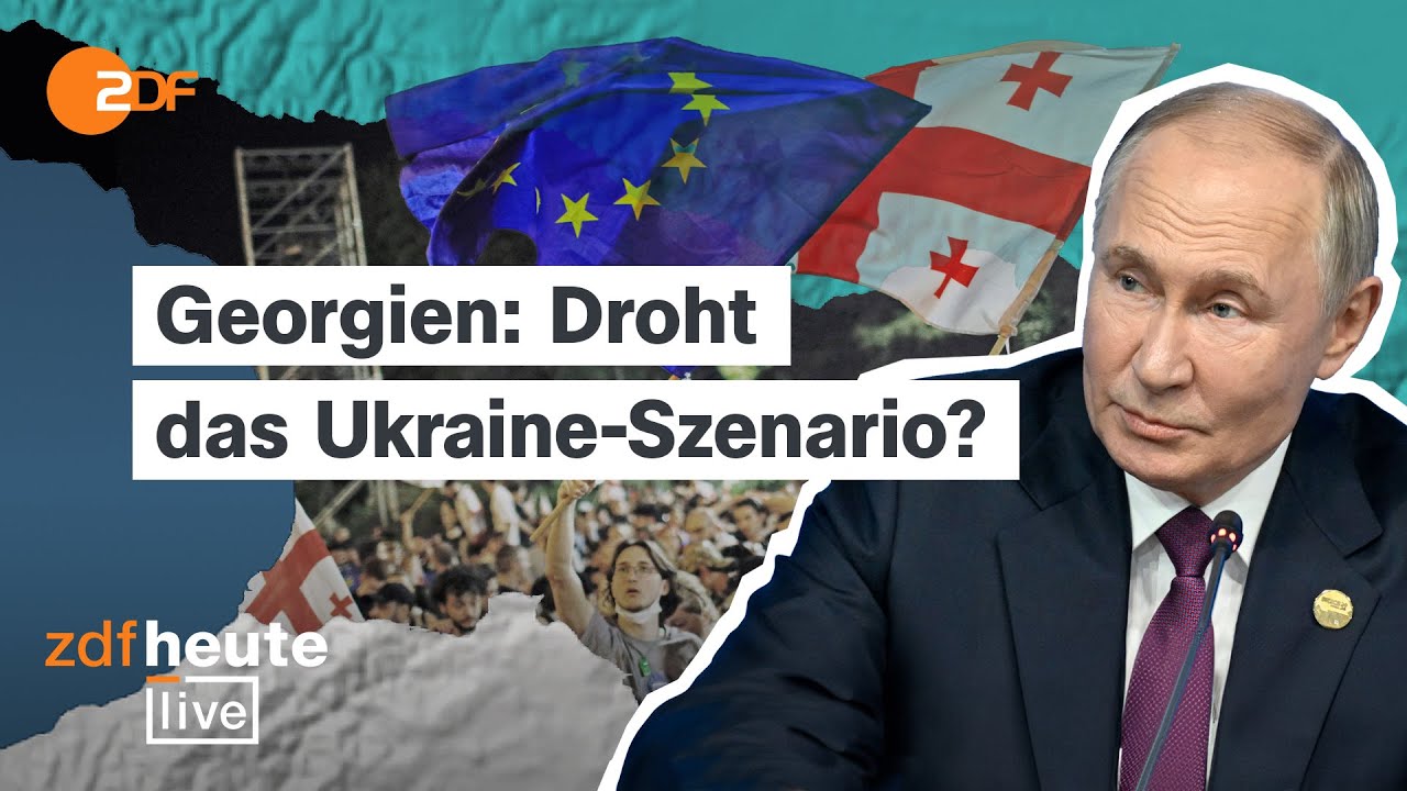 Russland oder EU? Warum Georgien vor einer Schicksalswahl steht | ZDFheute live