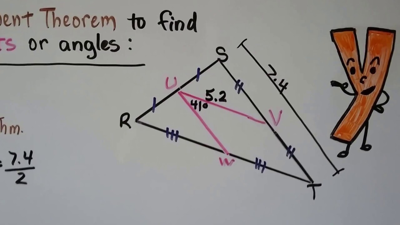 Geometry 5.4a, The Triangle Midsegment Theorem