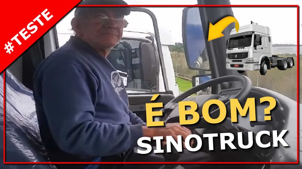 Realizando teste no Sinotruck 380.