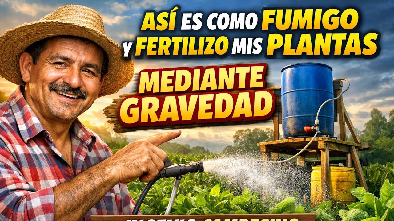 Truco campesino: así fumigo mis plantas sin comprar bombas ni gastar dinero.