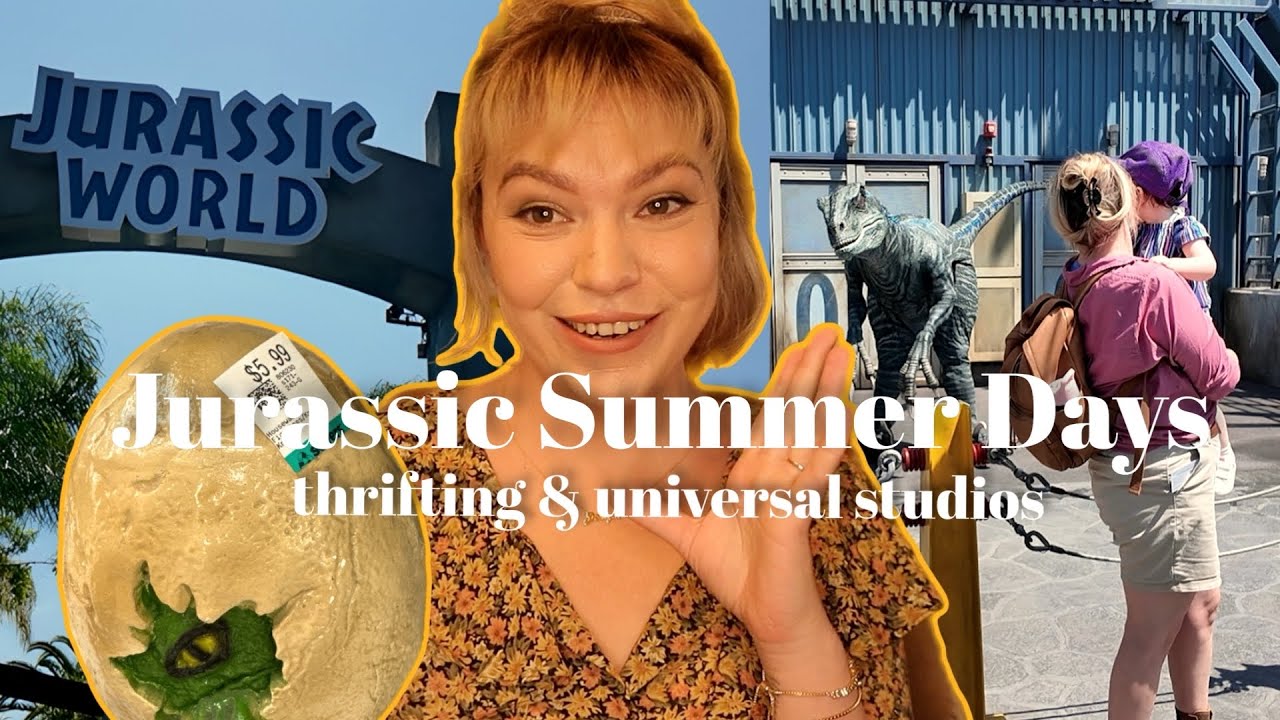 Косплей в стиле «Парк Юрского периода» | Летний видеоблог Universal Studios | Уютный секонд-хенд